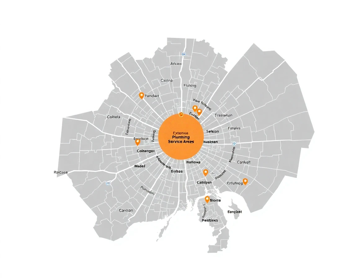 Plumbing Service Areas Map